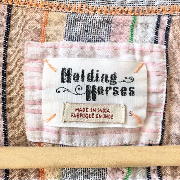 Anthropologie Holding Horses 100% Cotton Merida Tunic Size Small - Picture 7 of 10